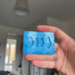 0.75 & 1 inch Moon Ghosts Silicone Mould