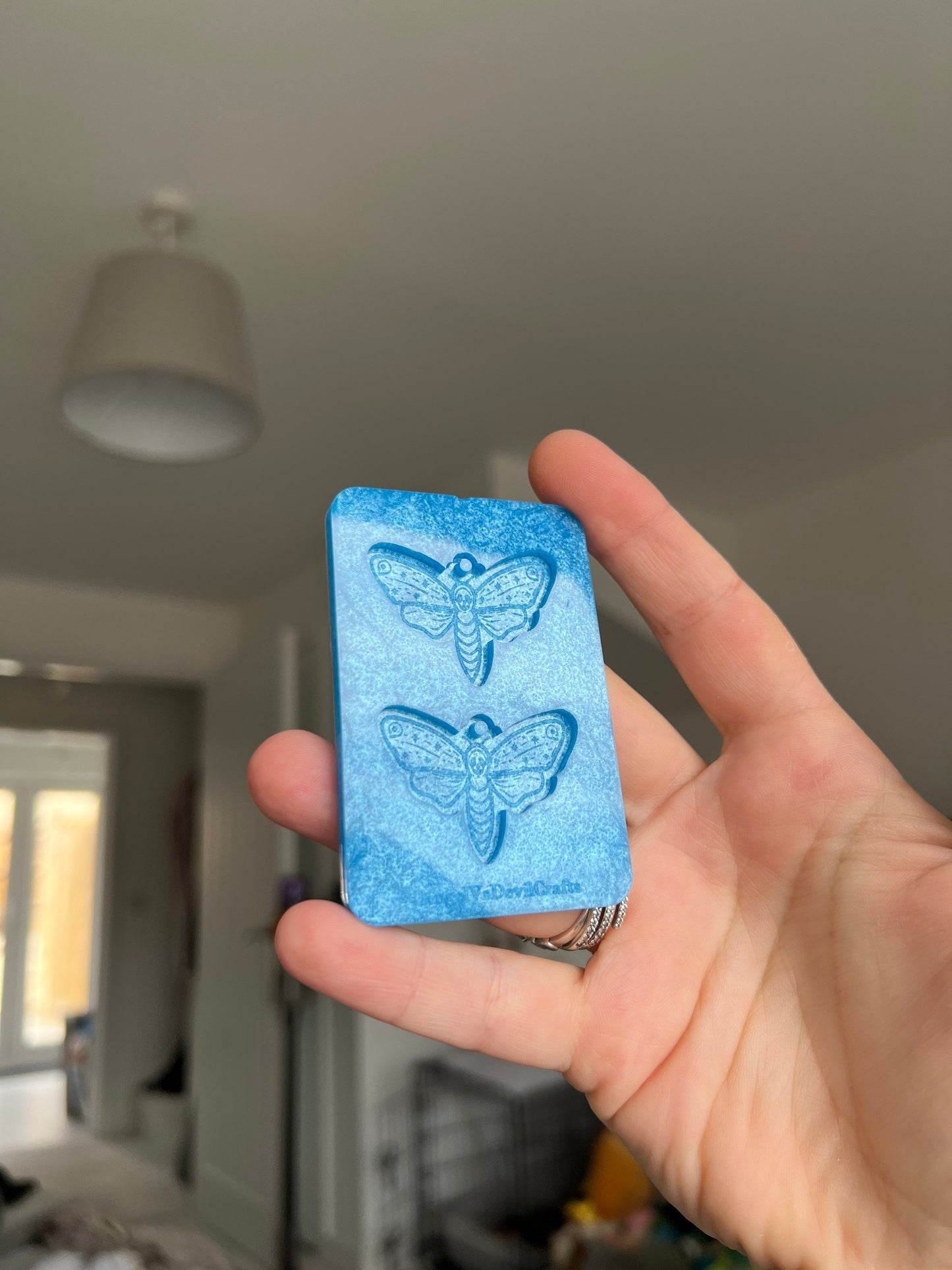 1.5 inch Cute Moths Silicone Mould