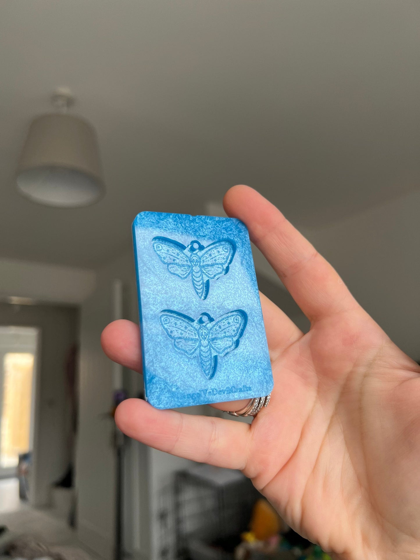 1.5 inch Cute Moths Silicone Mould