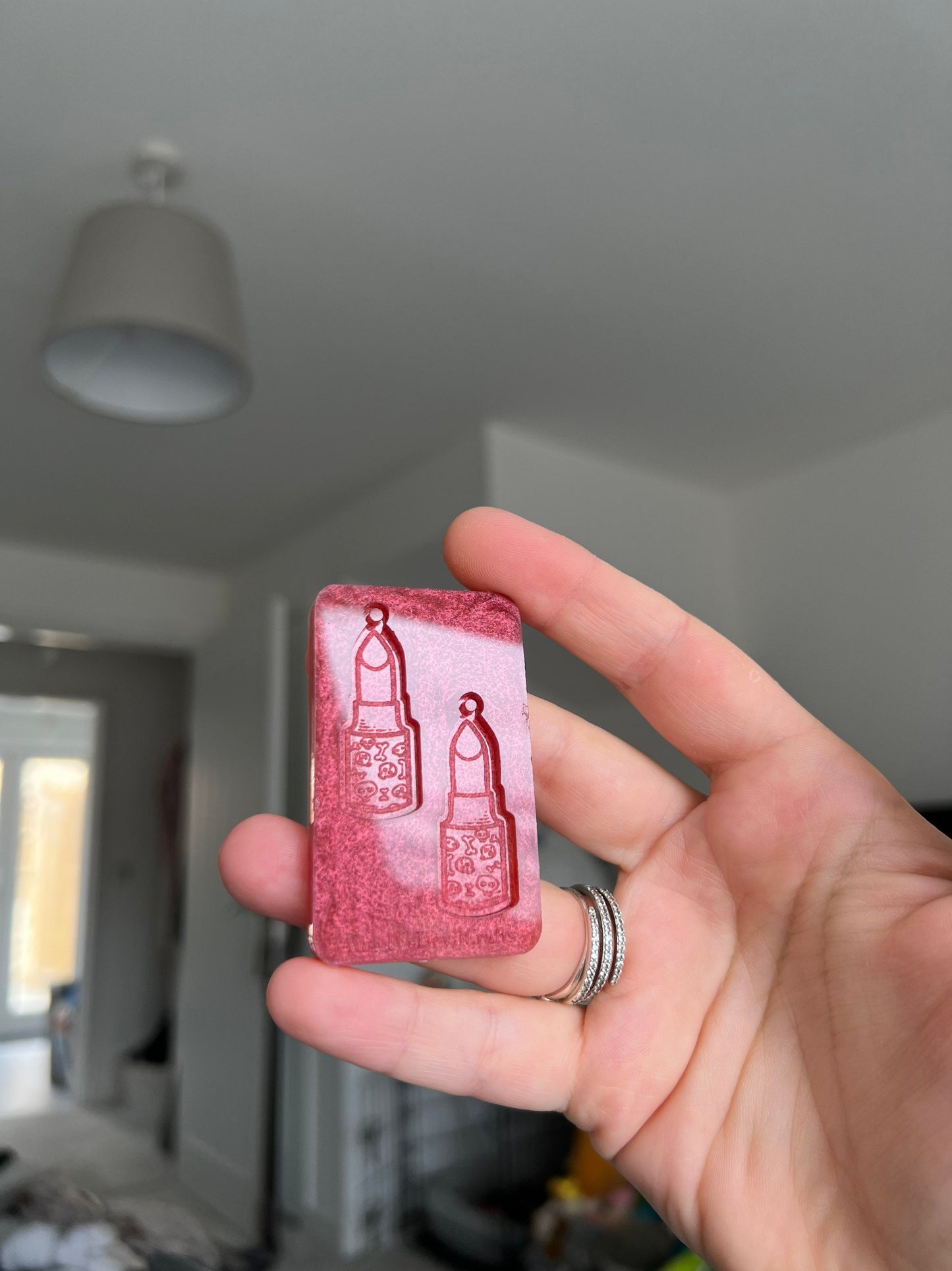 1.5 inch Gothic Lipsticks Silicone Mould