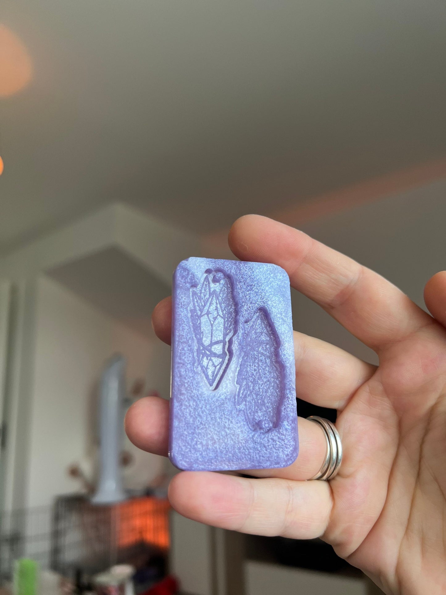 1.5 inch Herb Crystals Silicone Mould