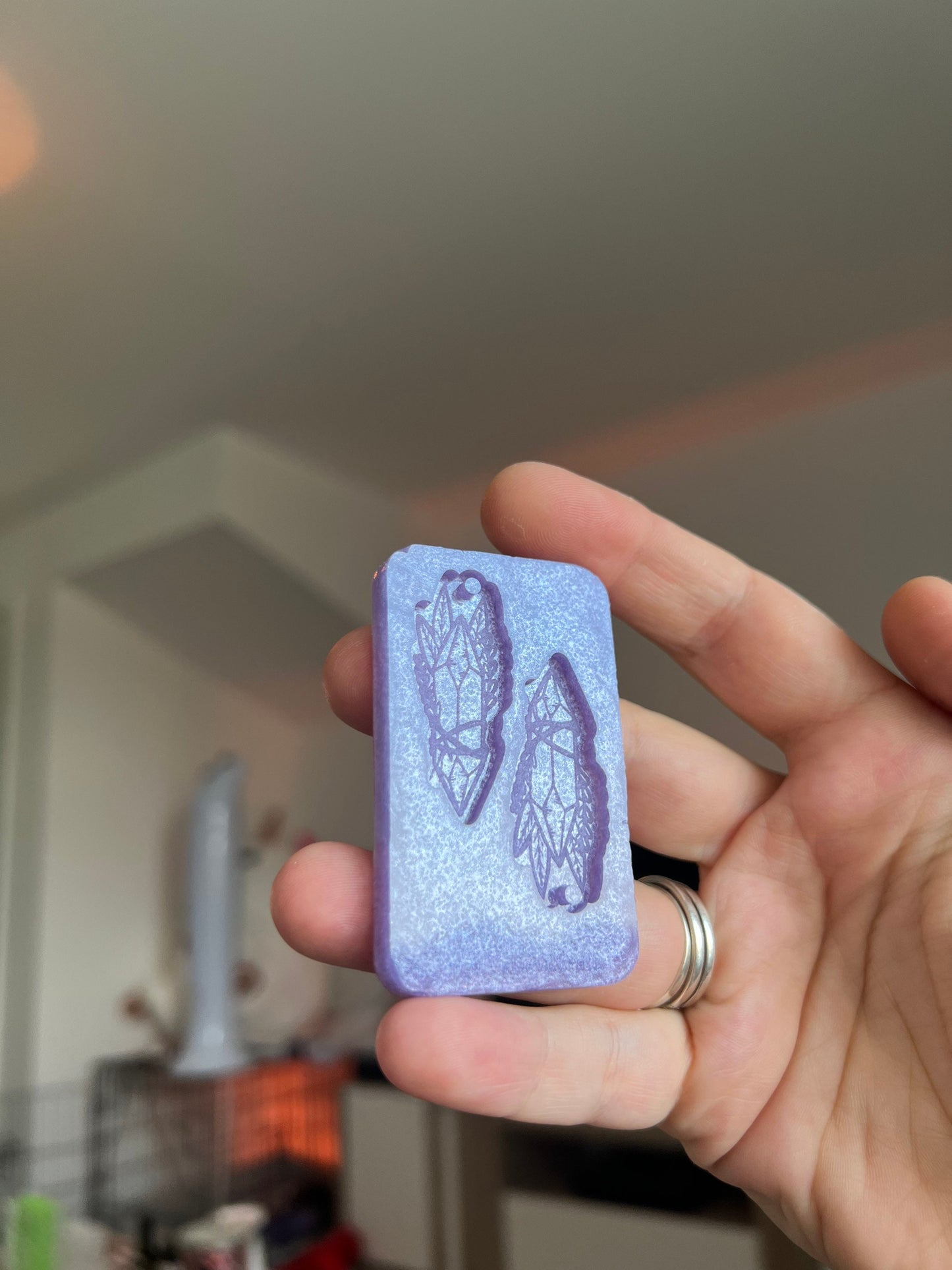 1.5 inch Herb Crystals Silicone Mould