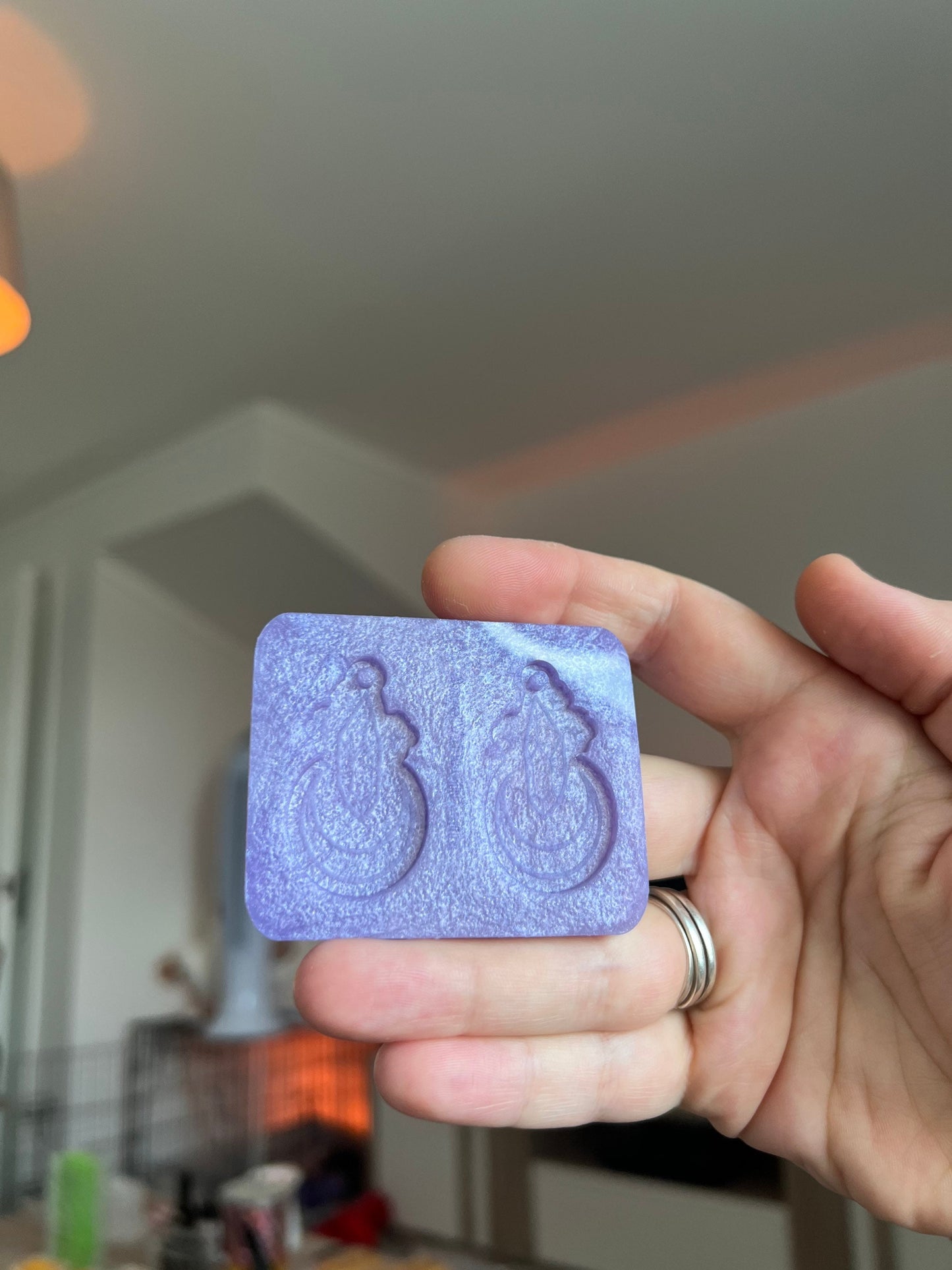 1.5 inch Crystal Moon Silicone Mould