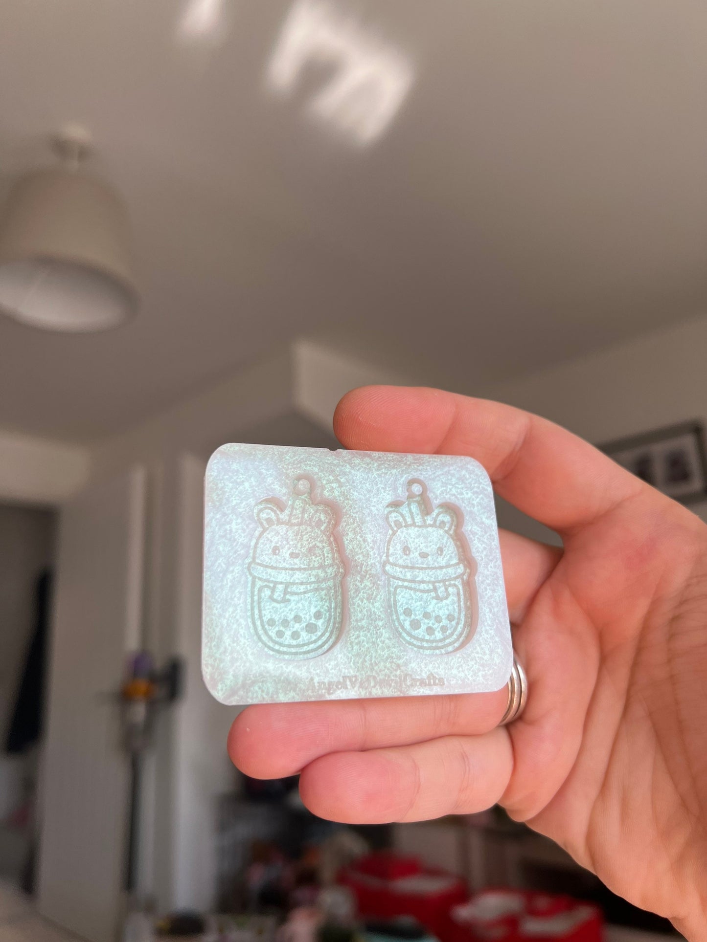 1.5 inch Bunny Bob Tea Squishies Silicone Mould