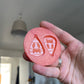 1.5 inch Spooky Candy Corn Silicone Mould