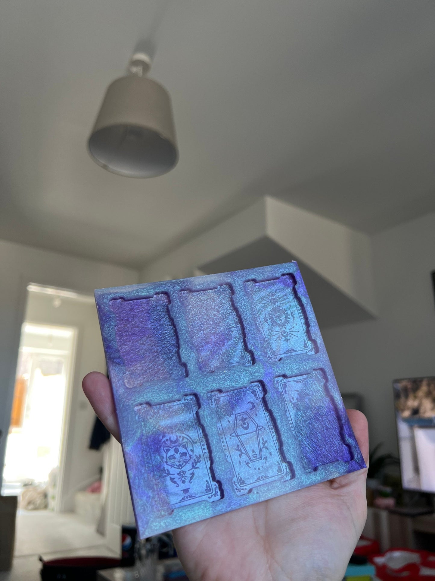 2 inch Tarot Card Palette Silicone Mould