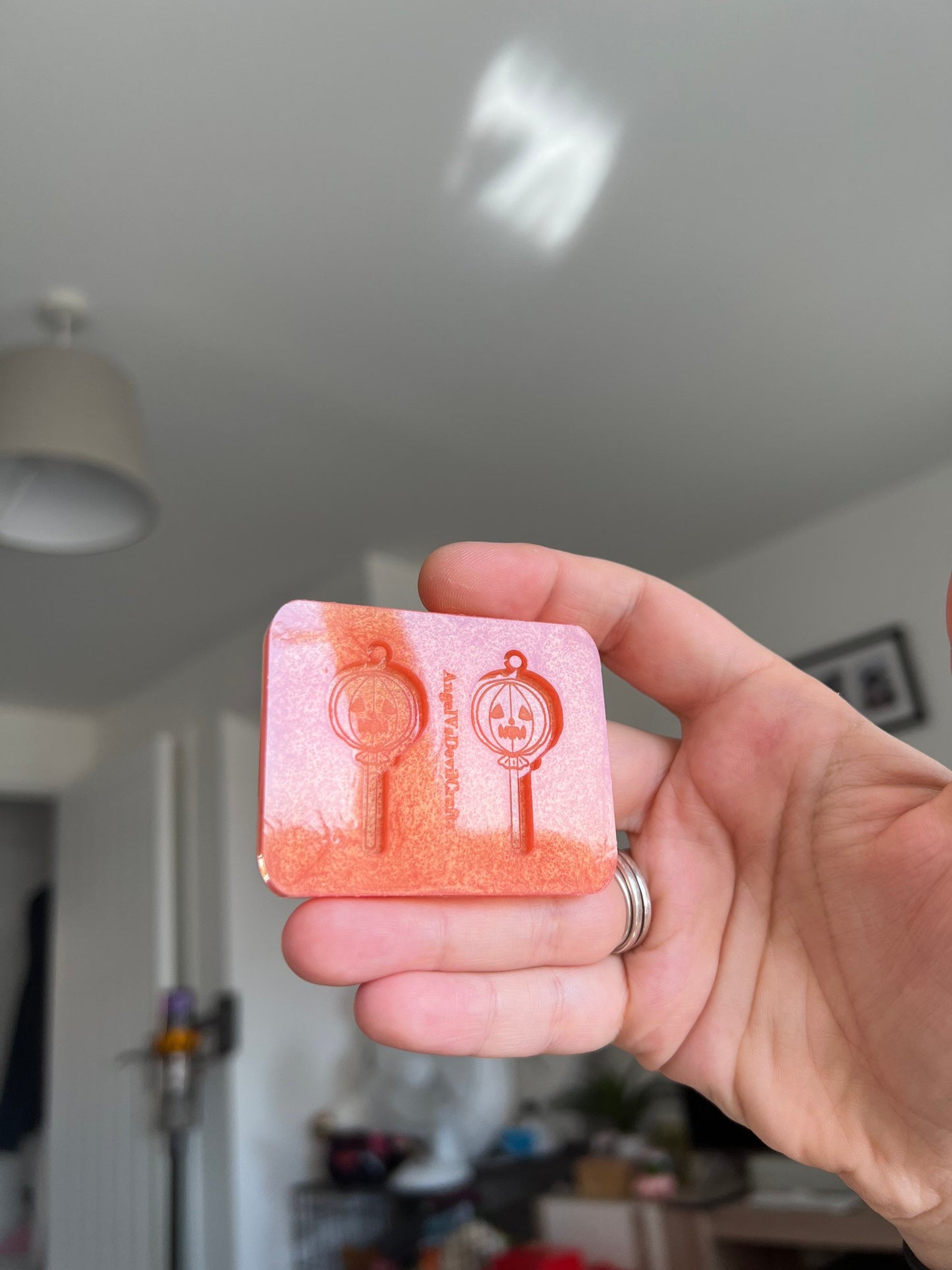 1.5 inch Pumpkin Lollipops Silicone Mould