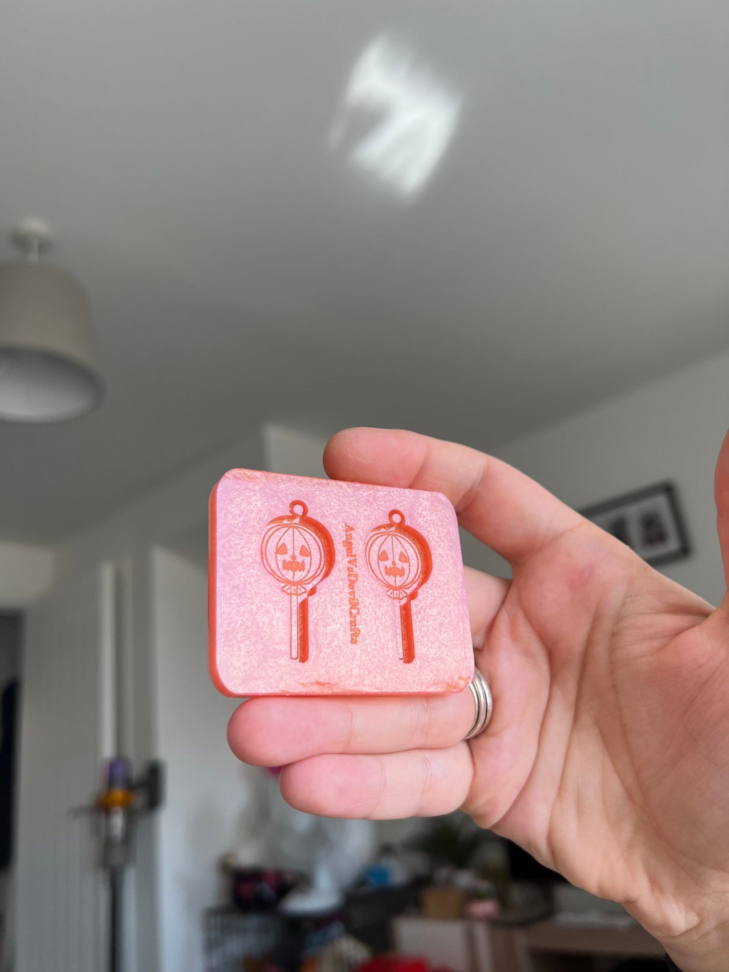 1.5 inch Pumpkin Lollipops Silicone Mould