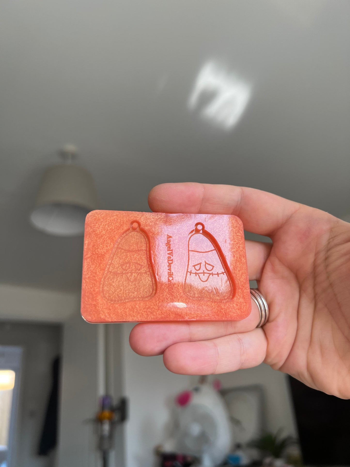 1.5 inch Spooky Candy Corns Silicone Mould