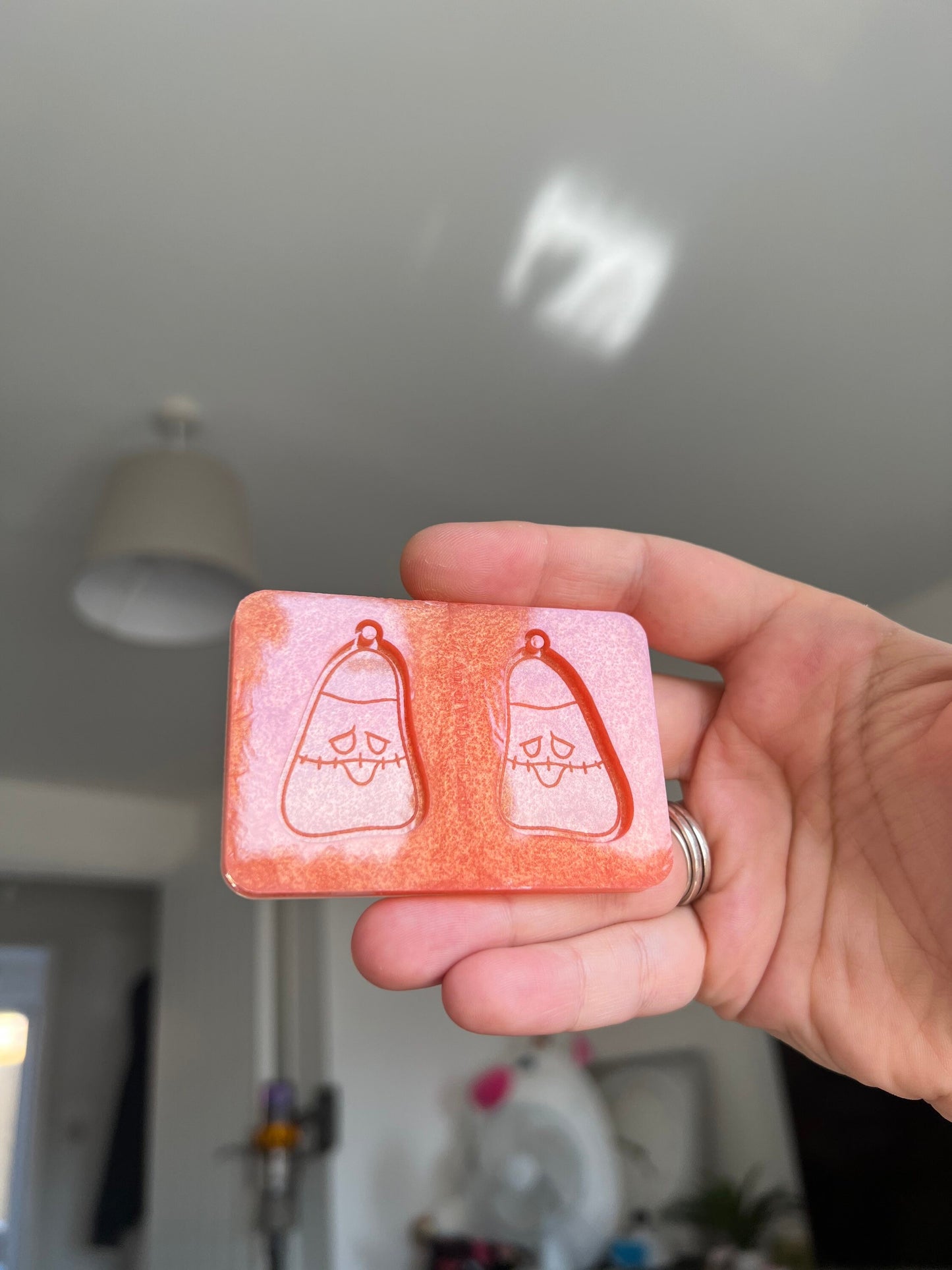 1.5 inch Spooky Candy Corns Silicone Mould