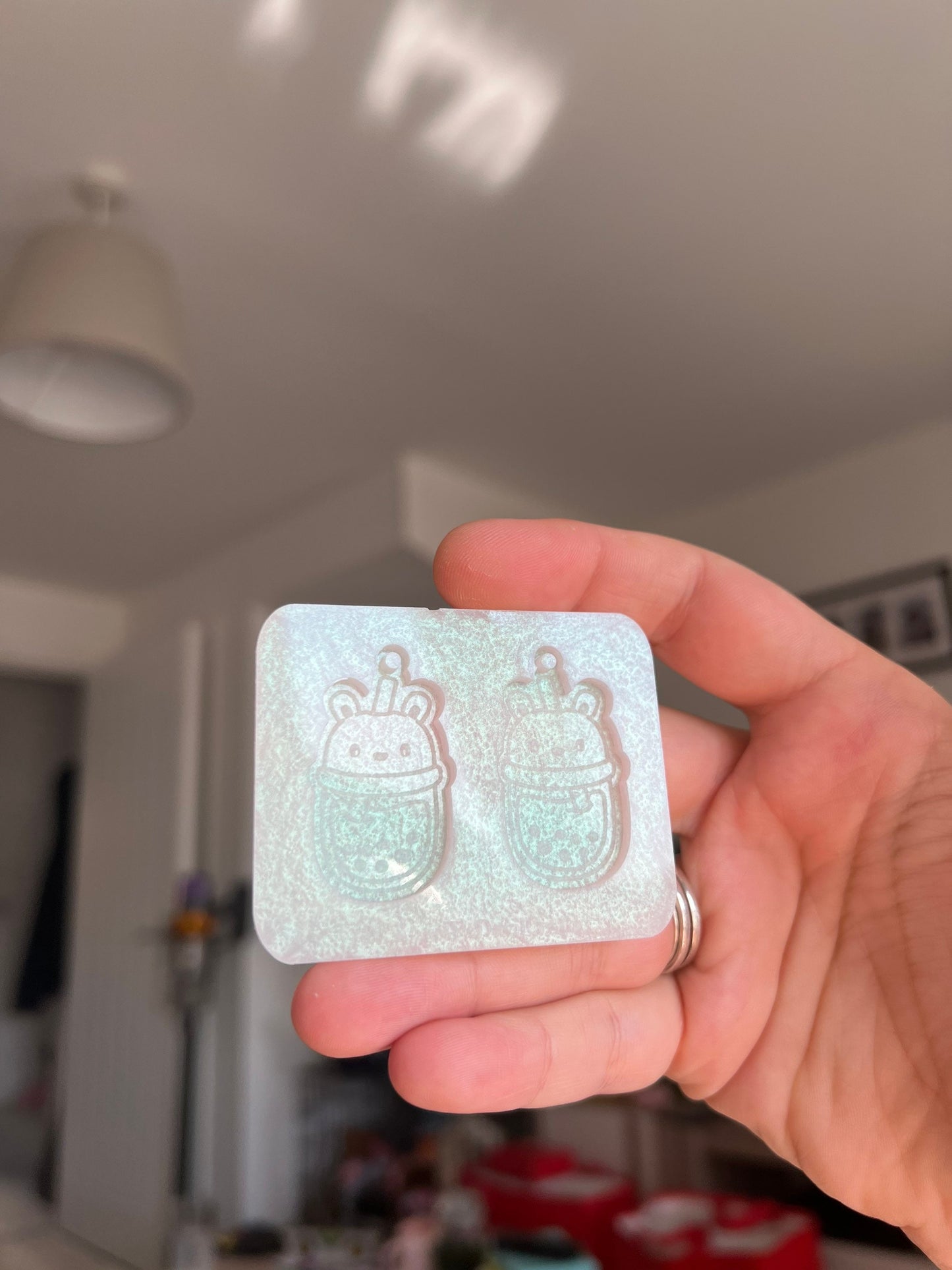 1.5 inch Bunny Bob Tea Squishies Silicone Mould