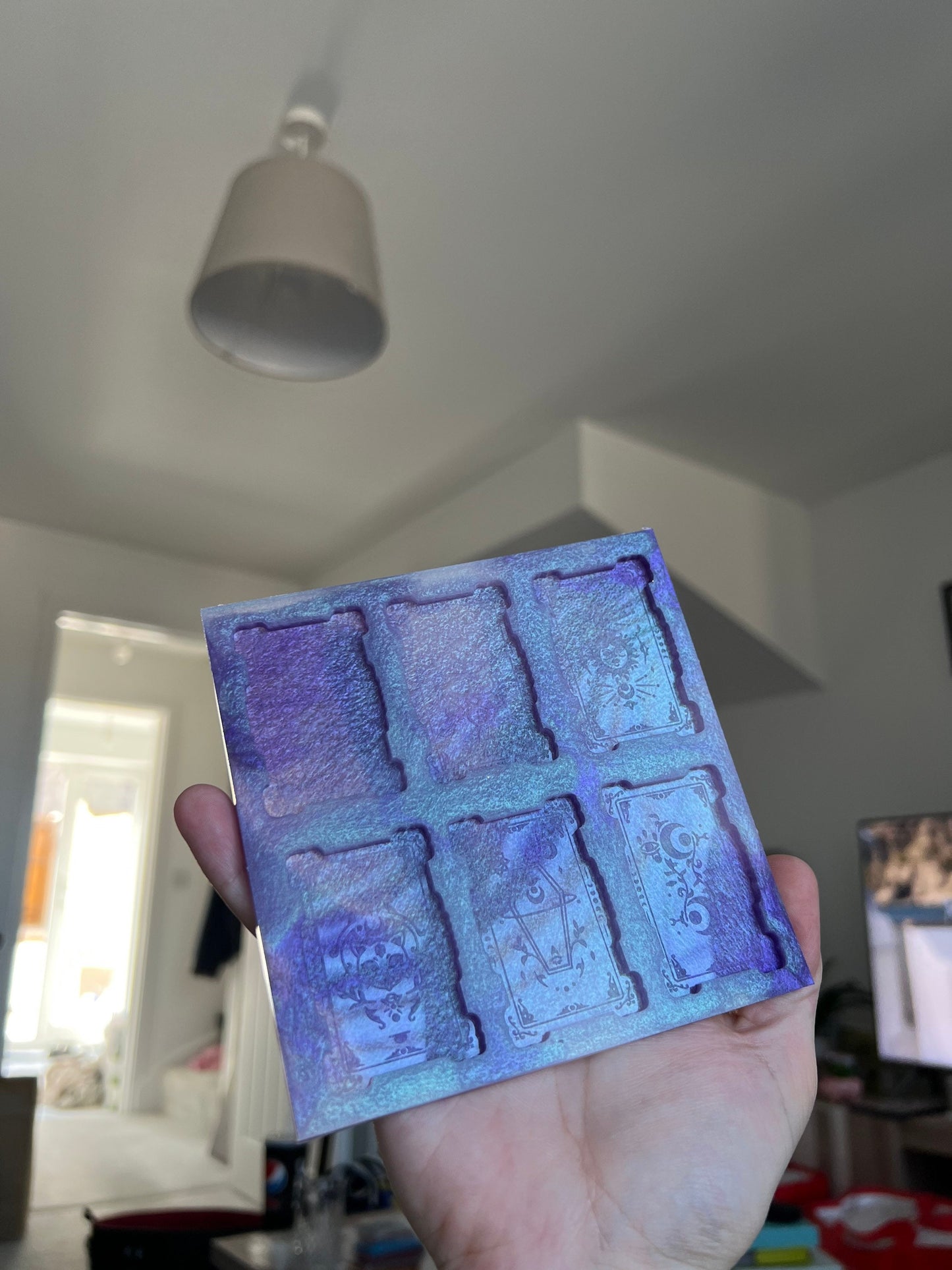 2 inch Tarot Card Palette Silicone Mould