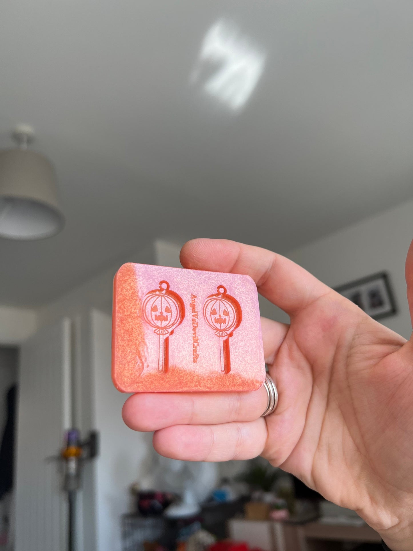 1.5 inch Pumpkin Lollipops Silicone Mould