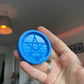 2 inch Bat Pentagram Incense Holder Silicone Mould