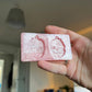 1.5 inch Half Flower Skulls Silicone Mould