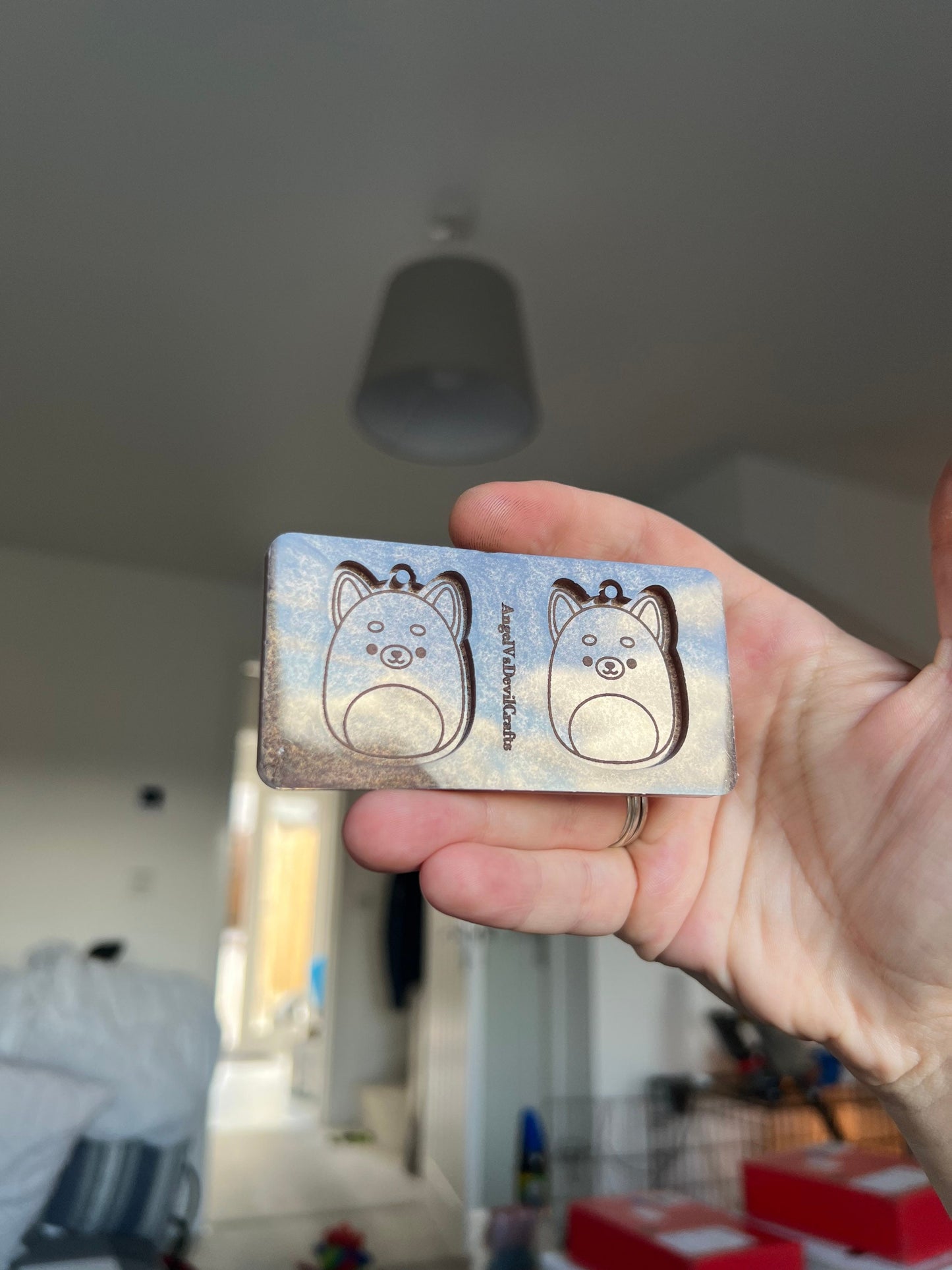 1.5 inch Shiba Inu Dog Squishies Silicone Mould