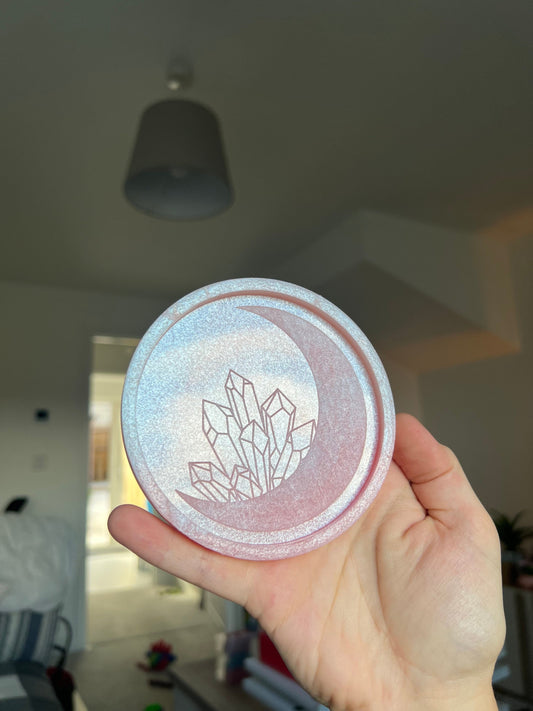 4 inch Crystal Moon Silicone Mould