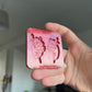 1.5 inch Sword Through Anatomical Hearts Silicone Mould