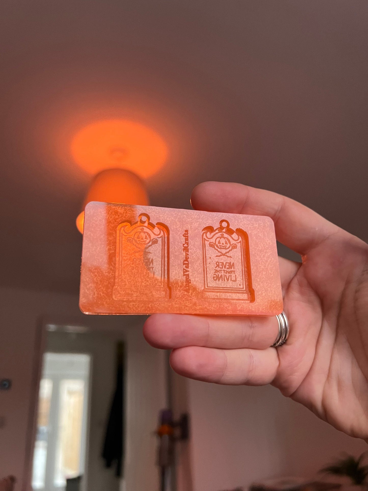 1.5 inch Pumpkin Tombstones Silicone Mould