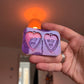 1.5 inch Love Heart Ouija Planchettes Silicone Mould