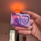 1.5 inch Love Heart Ouija Planchettes Silicone Mould