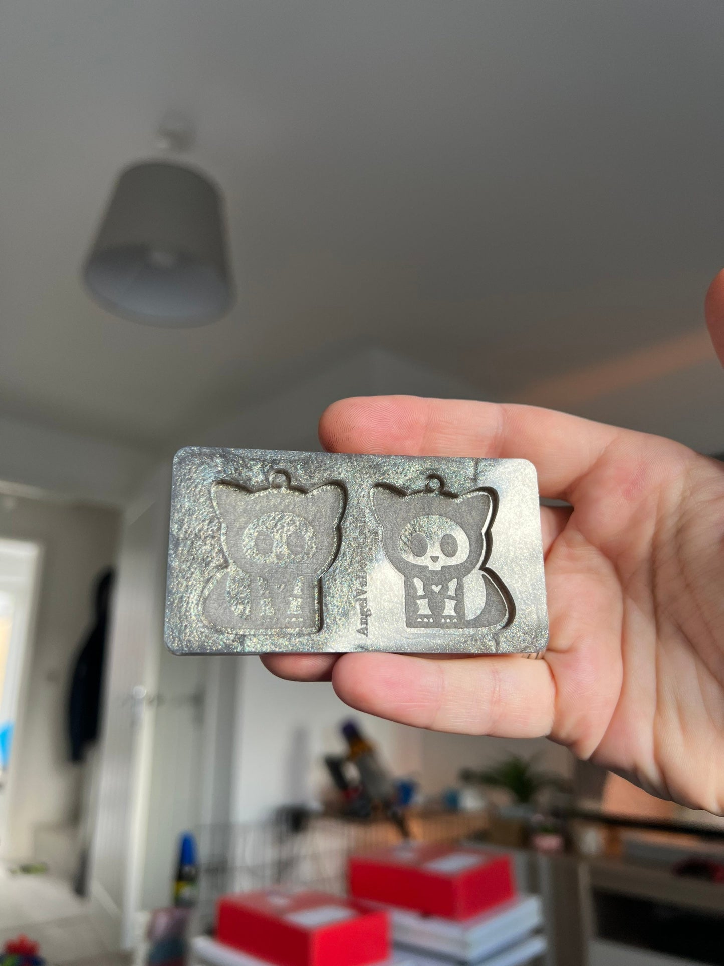 1.5 inch Cats X-rays Silicone Mould