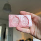 1.5 inch Half Flower Skulls Silicone Mould
