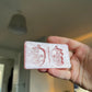 1.5 inch Half Floral Skulls Silicone Mould