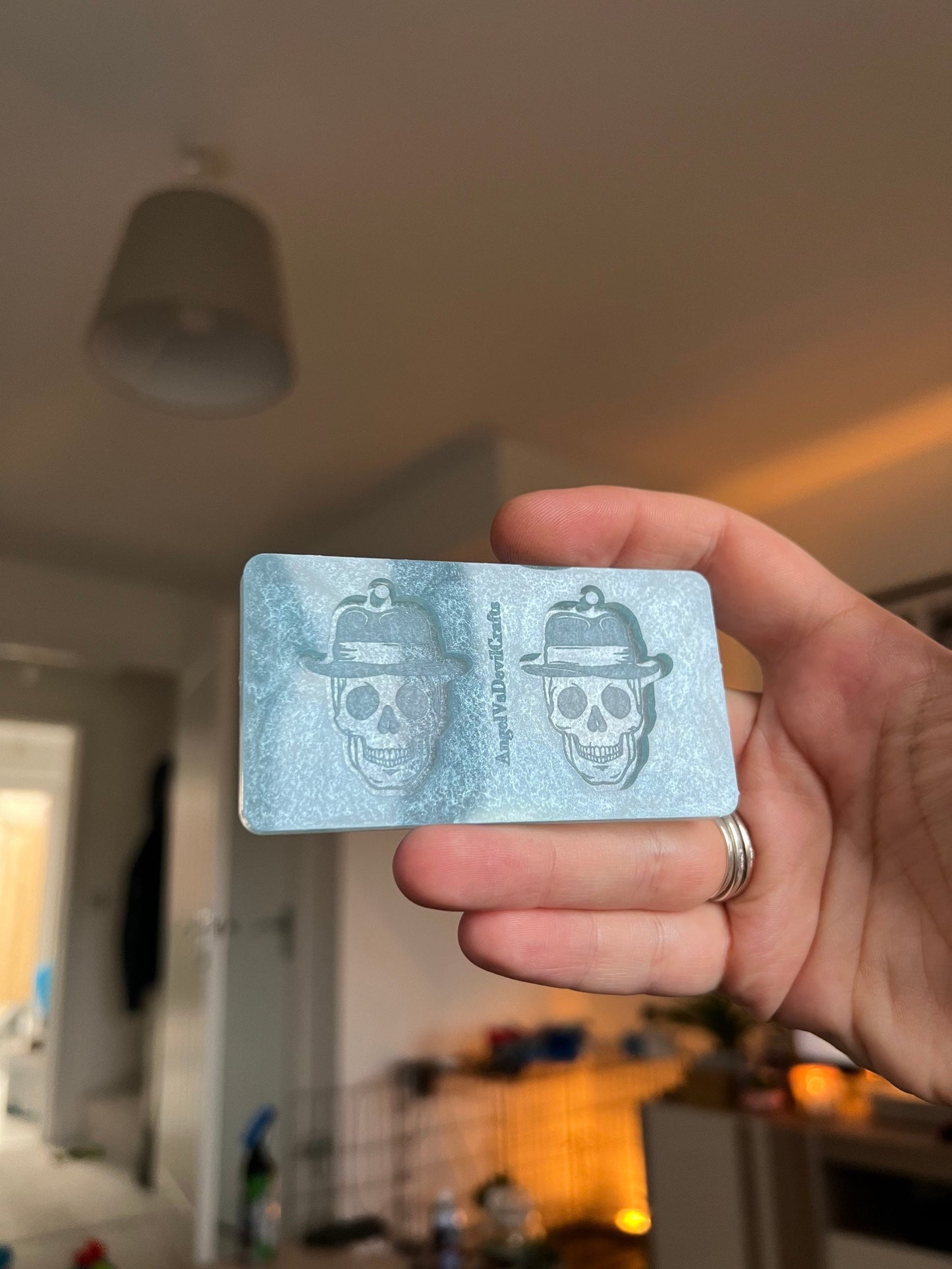 1.5 inch Gangster Skulls Silicone Mould