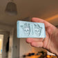 1.5 inch Crown Skulls Silicone Mould