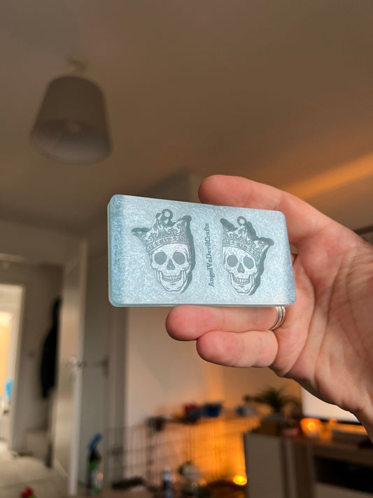 1.5 inch Crown Skulls Silicone Mould
