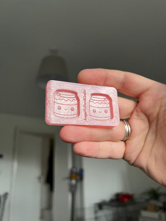 1 inch Strawberry Jams Silicone Mould