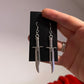 2.5 inch Metal Dagger Earrings