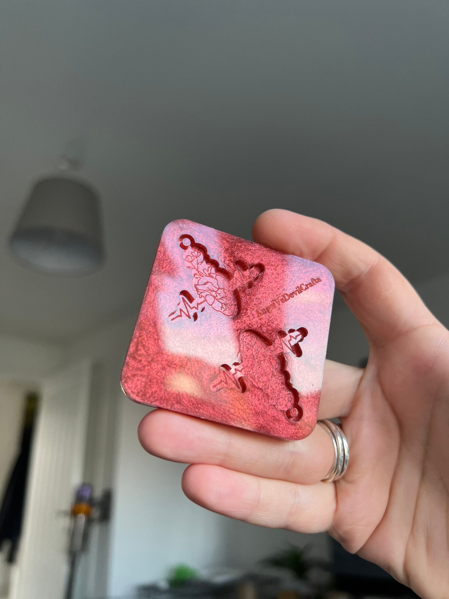 1.5 inch Anatomical Beating Hearts Silicone Mould