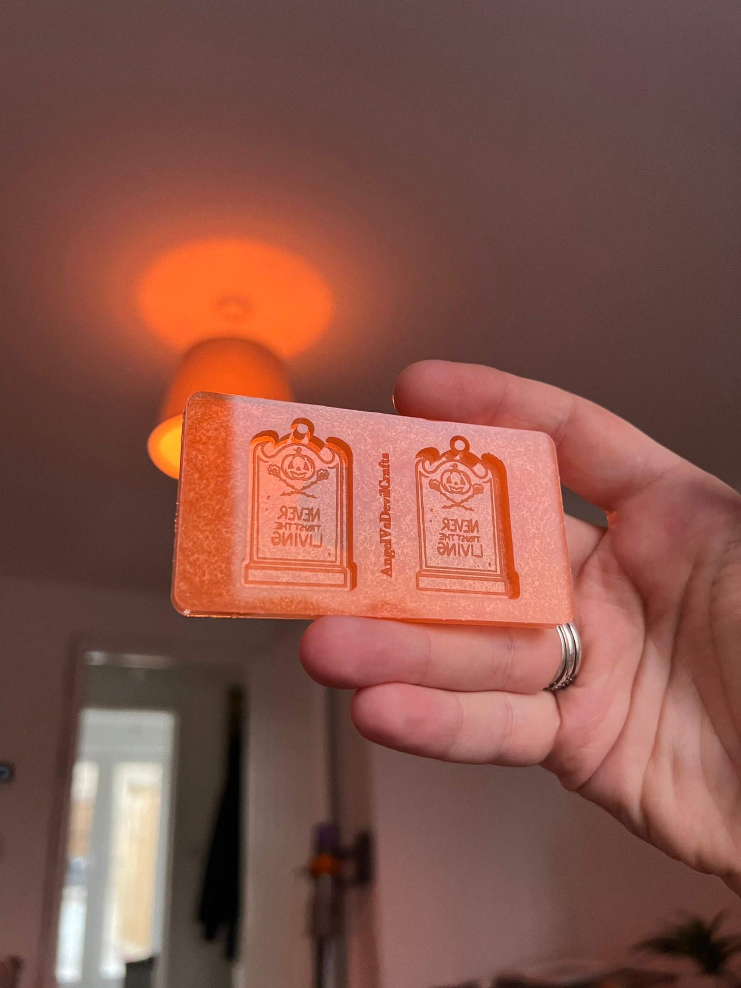 1.5 inch Pumpkin Tombstones Silicone Mould