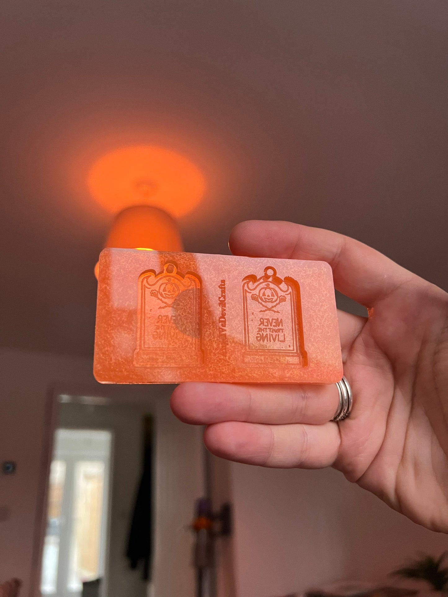 1.5 inch Pumpkin Tombstones Silicone Mould