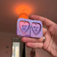 1.5 inch Love Heart Ouija Planchettes Silicone Mould