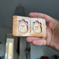 1.5 inch Christmas Reindeers Silicone Mould