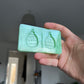 1.5 inch Christmas Trees Silicone Mould