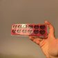 1 inch Rude Love Hearts Silicone Mould Set 1