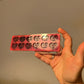 1 inch Rude Love Hearts Silicone Mould Set 1